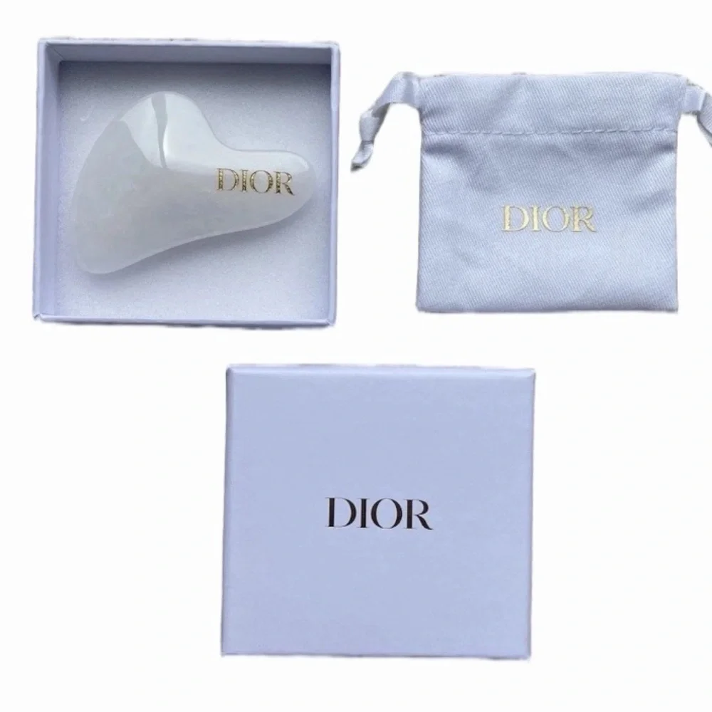 Dior Gua Sha Face Stone Massage Tool + Lip Addict Sample Card